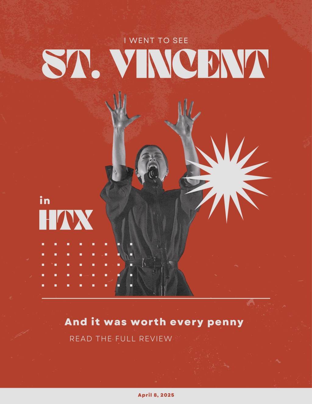 I Paid $50 to See Saint Vincent Front Row in Houston — and She Gave Me Everything I Hoped&nbsp;For
